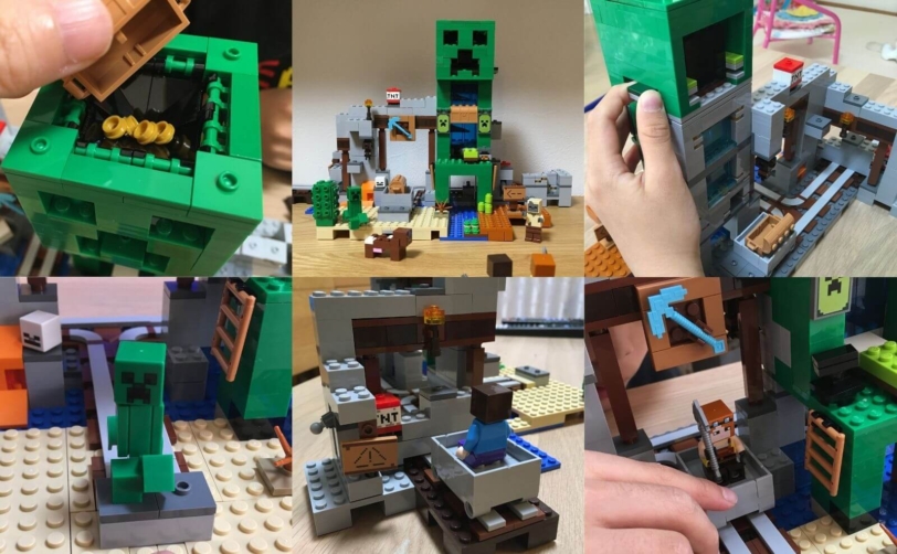 レゴ(LEGO)マインクラフト 巨大クリーパー像の鉱山(21155）8歳が語る魅力とおすすめの遊び方