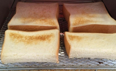 セブンプレミアム金の食パンをトースト