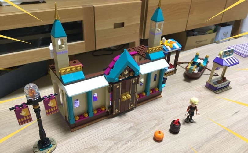 レゴ(LEGO) アナと雪の女王2アレンデール城(41167)の組立て3パック目完成