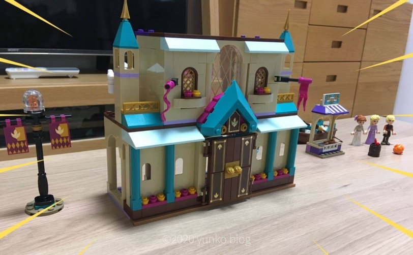レゴ(LEGO) アナと雪の女王2アレンデール城(41167)の組立て4パック目完成