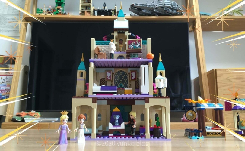 レゴ(LEGO) アナと雪の女王2アレンデール城(41167)の組立て6パック目完成