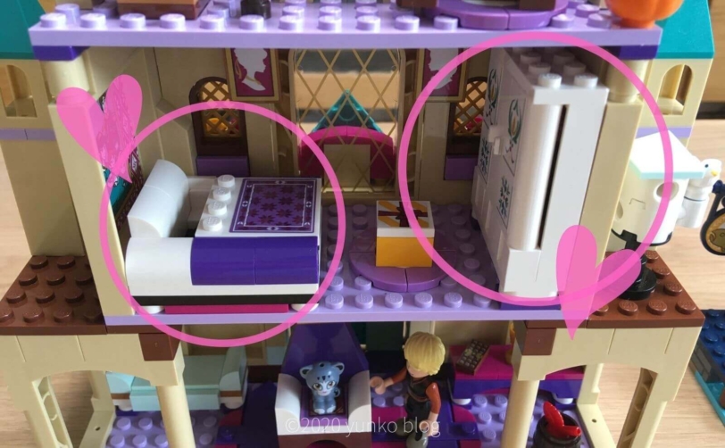 レゴ(LEGO）アナと雪の女王２「アレンデール城」ベッドとクローゼット